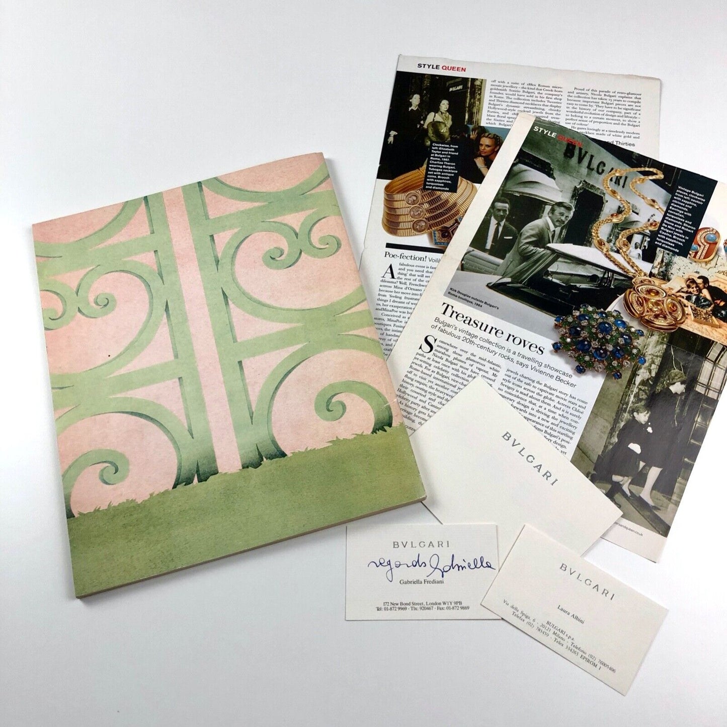 Bulgari catalogue, undated and related ephemera, undated