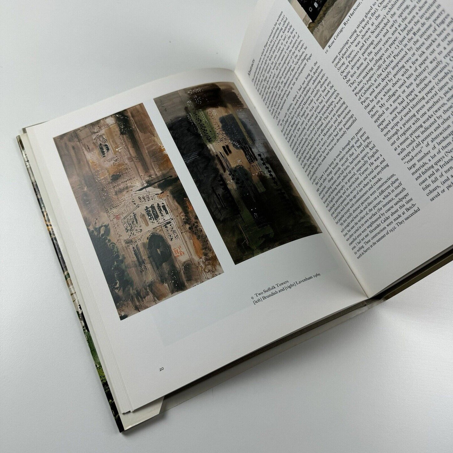 Piper's Places. John Piper in England & Wales by Richard Ingrams 1983 signed John Piper