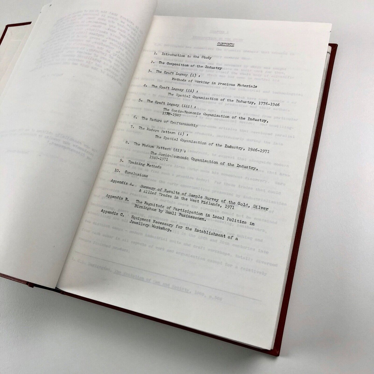 The Evolution of an Urban Craft. The gold, silver & allied trades of the West Midlands by Clive Gilbert | Phd thesis, University of Birmingham, 1972