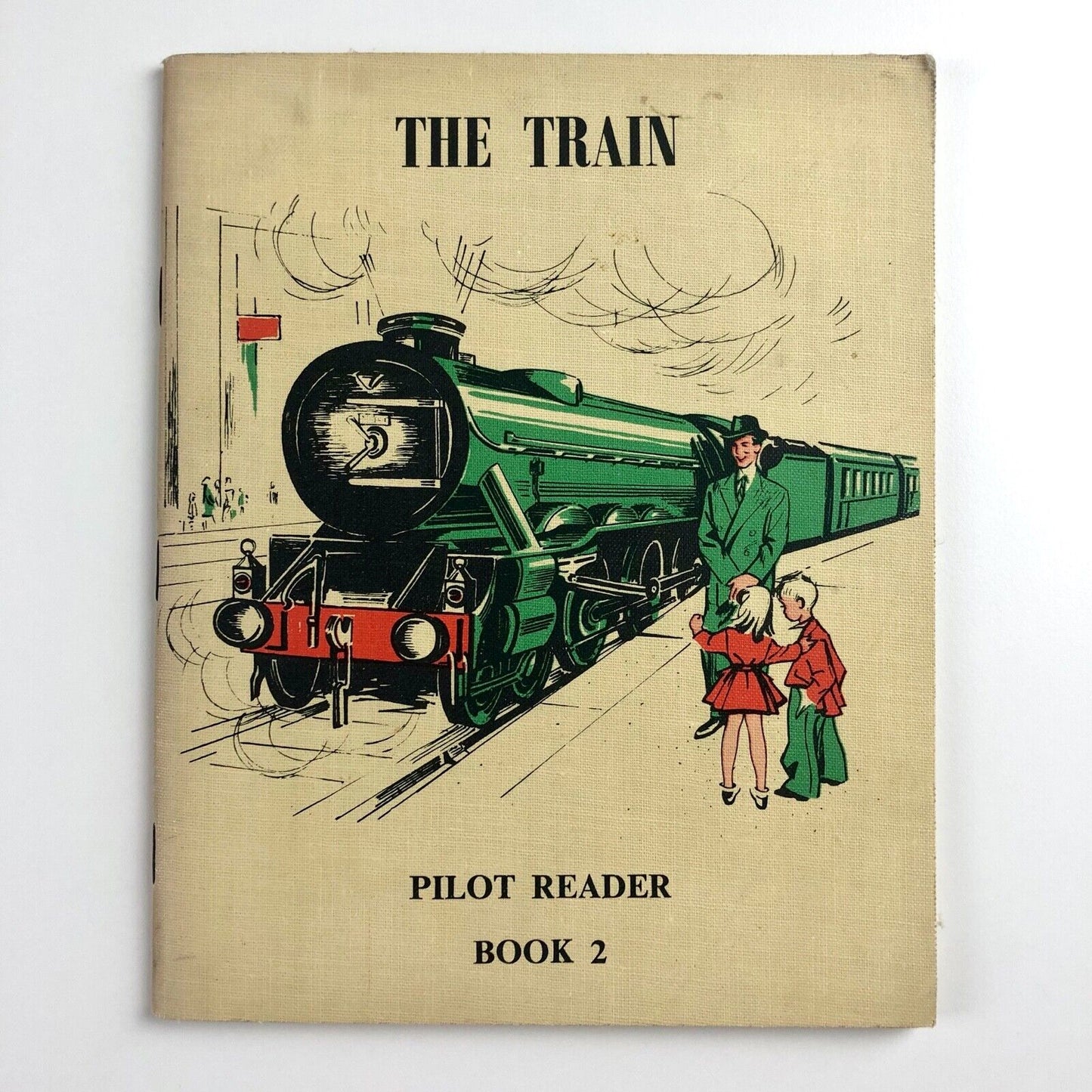 The Train – Pilot Reader Book 2 | Vintage children's book | Pat Devenport 1946