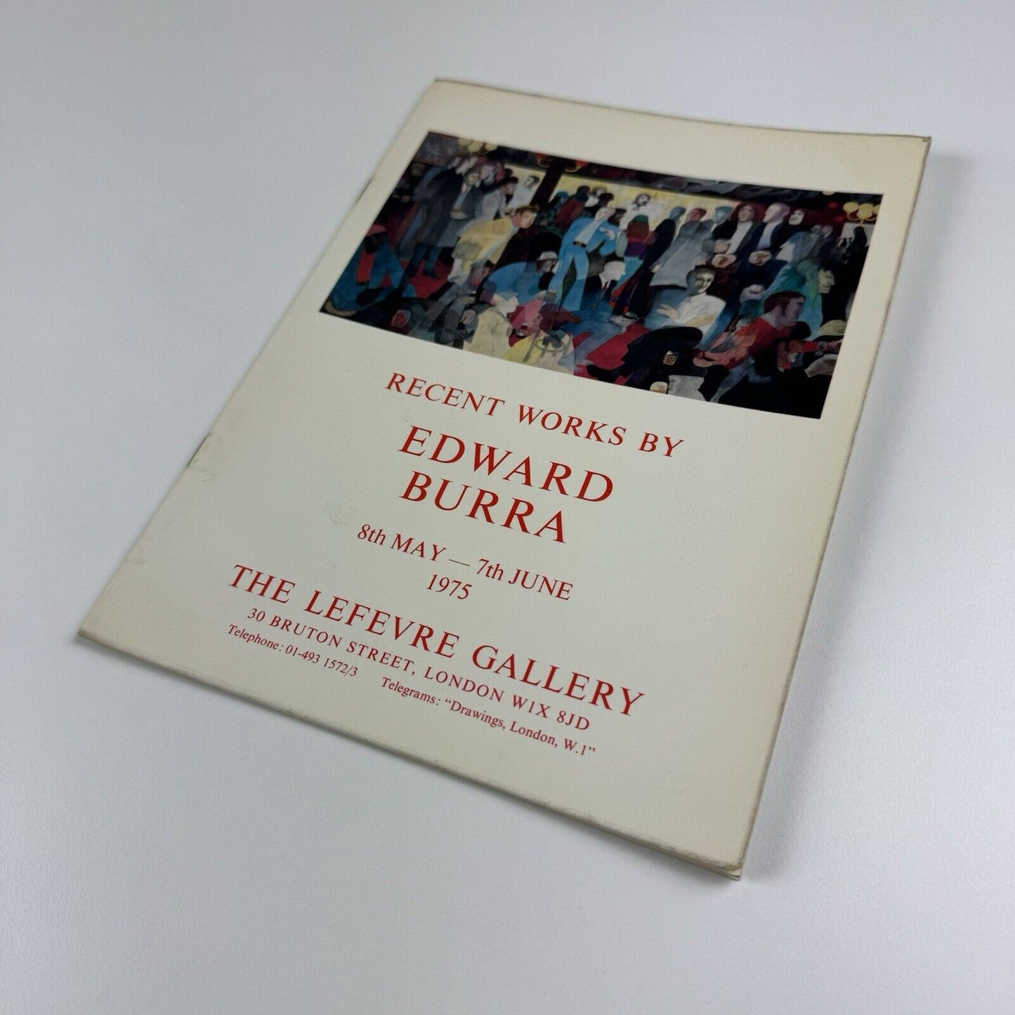 Recent works by Edward Burra | The Lefevre Gallery catalogue booklet, 1975