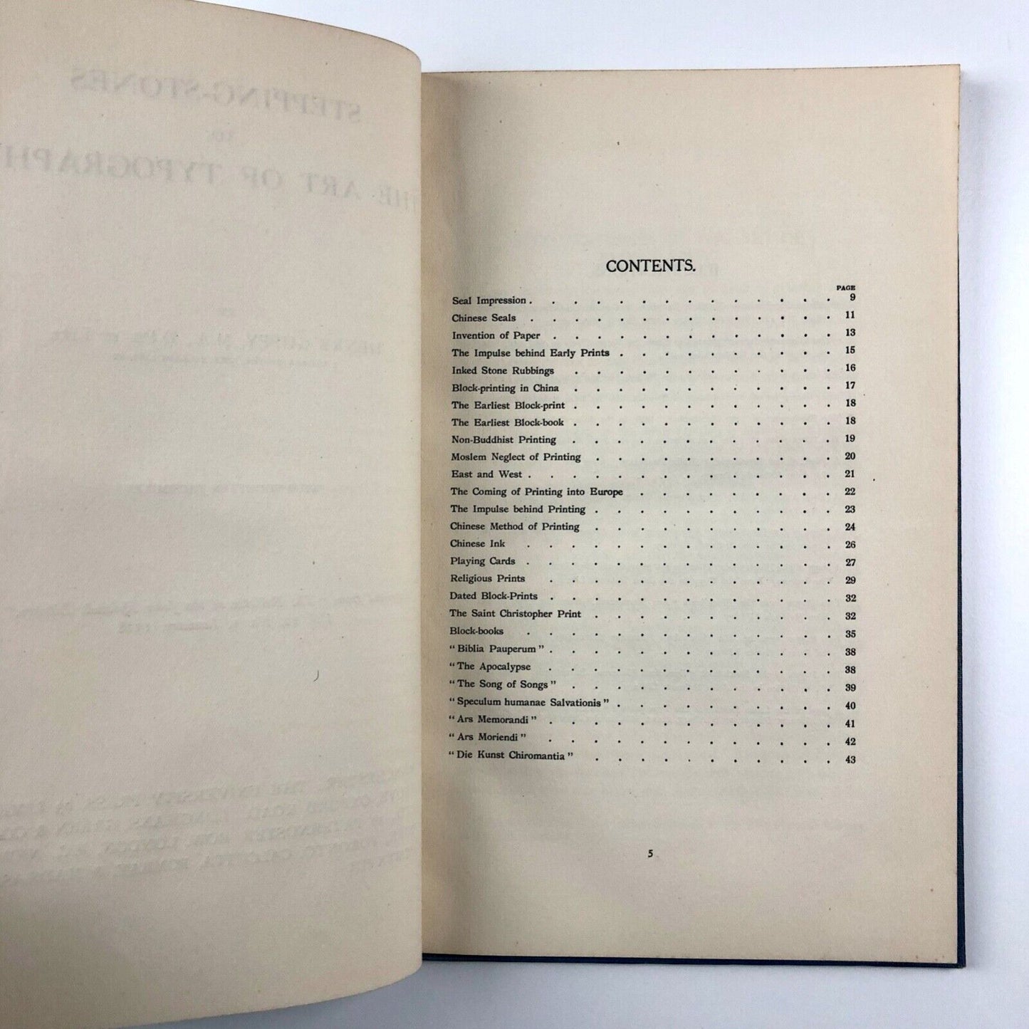 Stepping-Stones to the Art of Typography by Henry Guppy | The University Press, Manchester, 1928