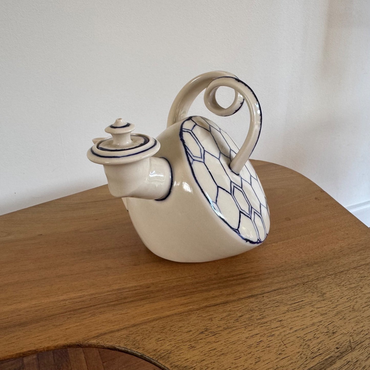 Jono Pandolfi | Willy Nilly Honeycomb teapot for Anthropologie | Signed to base