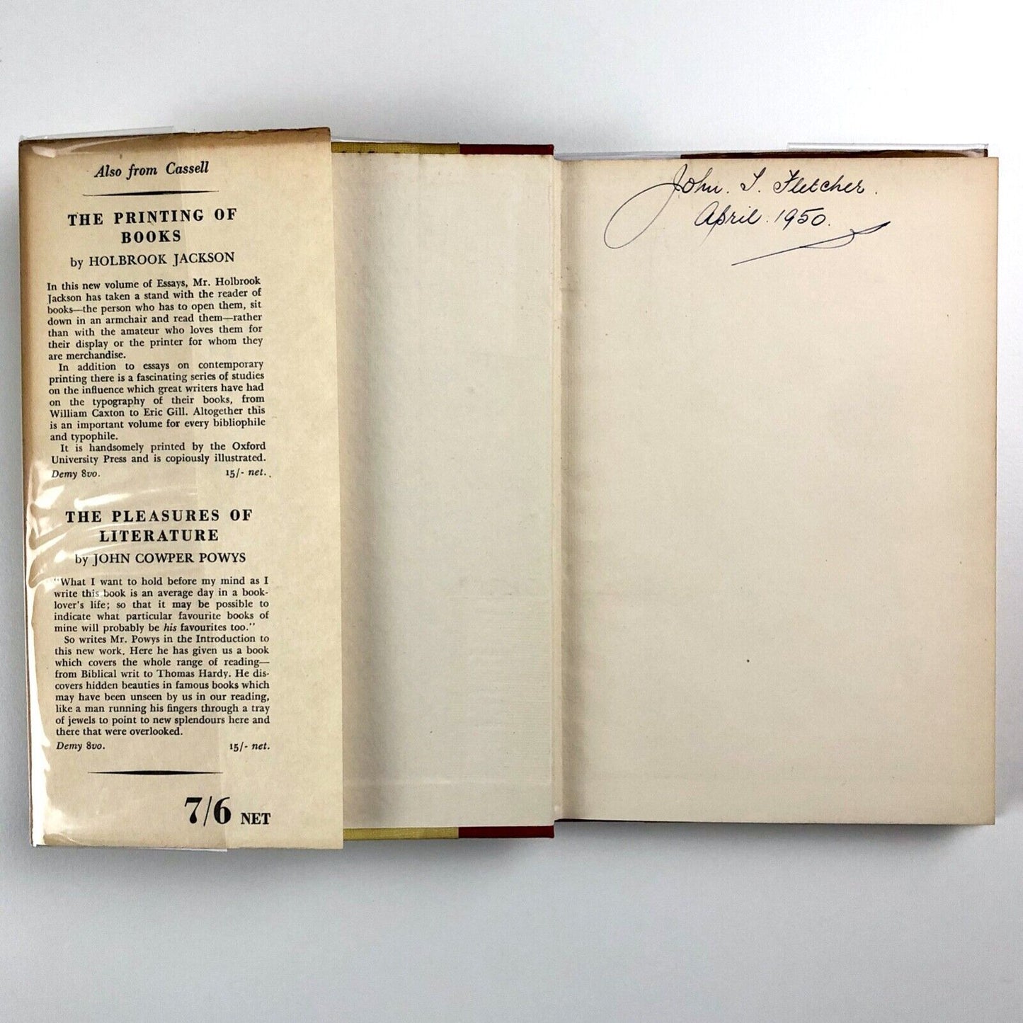 Book-Collecting More Letters to Everyman by Percy H. Muir | Cassell, 1949