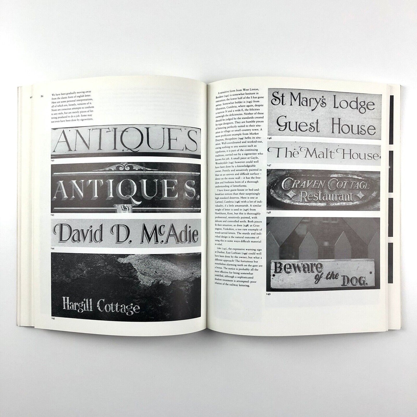 The English Lettering Tradition from 1700 to the Present Day | Alan Bartram, 1989