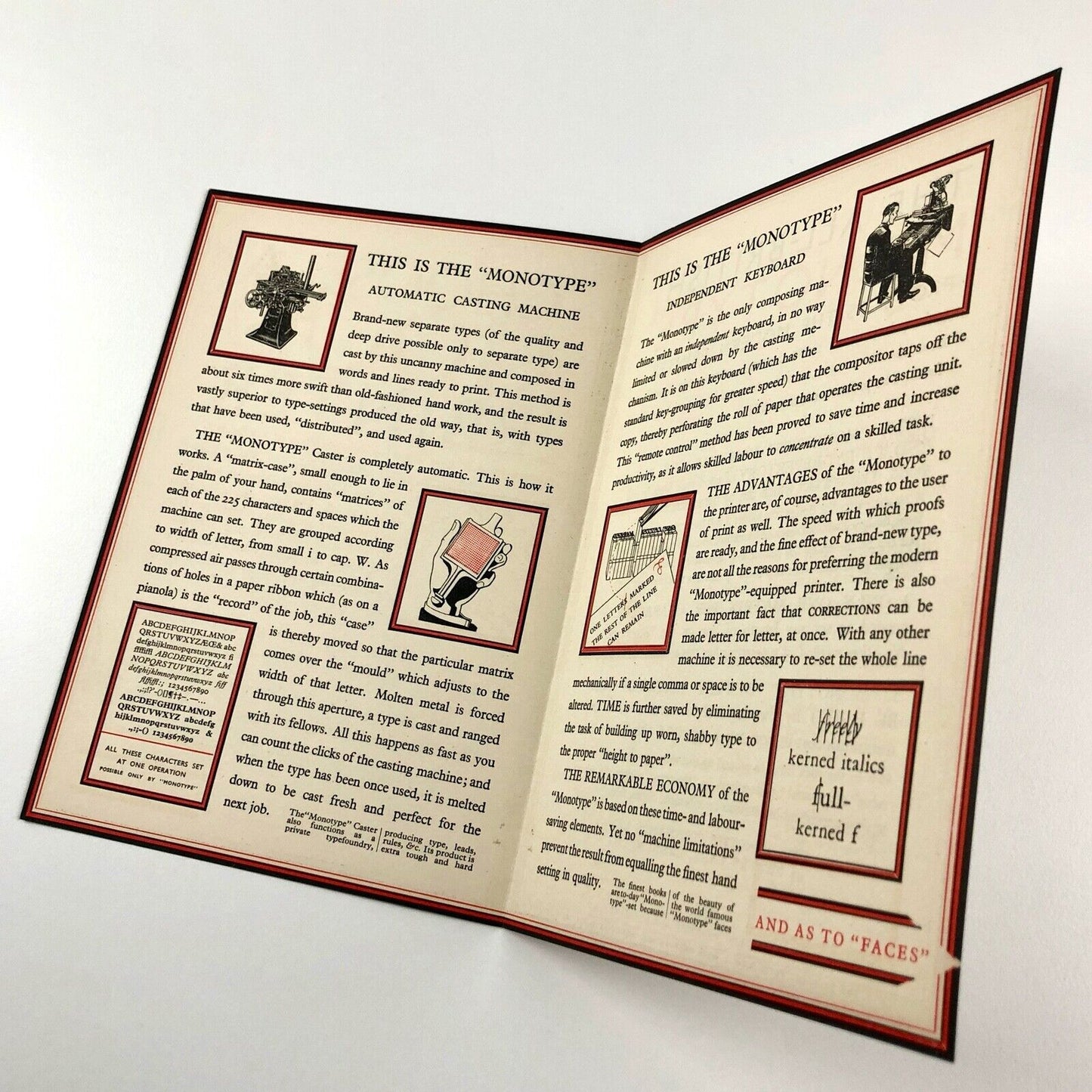 Choose a Good Printer | Monotype Corporation small leaflet | Undated