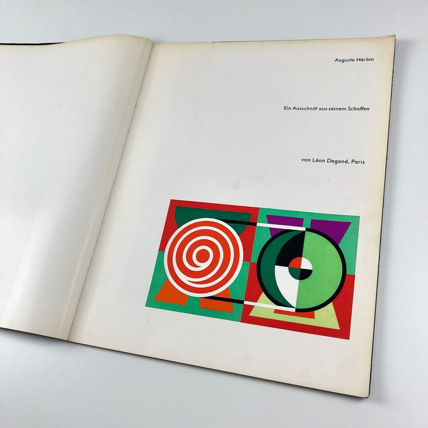 Auguste Herbin ein Ausschnitt aus seinem Schaffen by Léon Degand | Basler Druck- und Verlagsanstalt, 1955