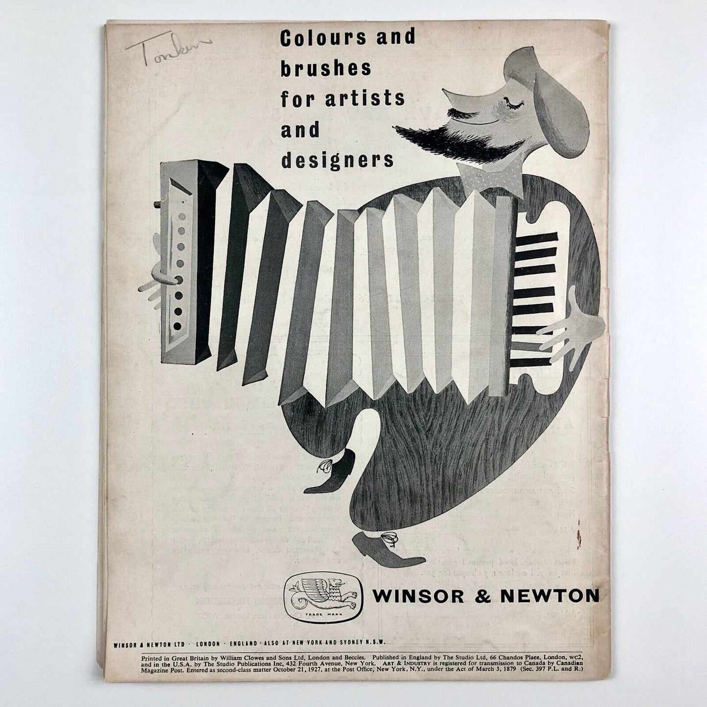 Art & Industry: Pioneer Journal of Industrial Design | October 1955, Vol 59 352