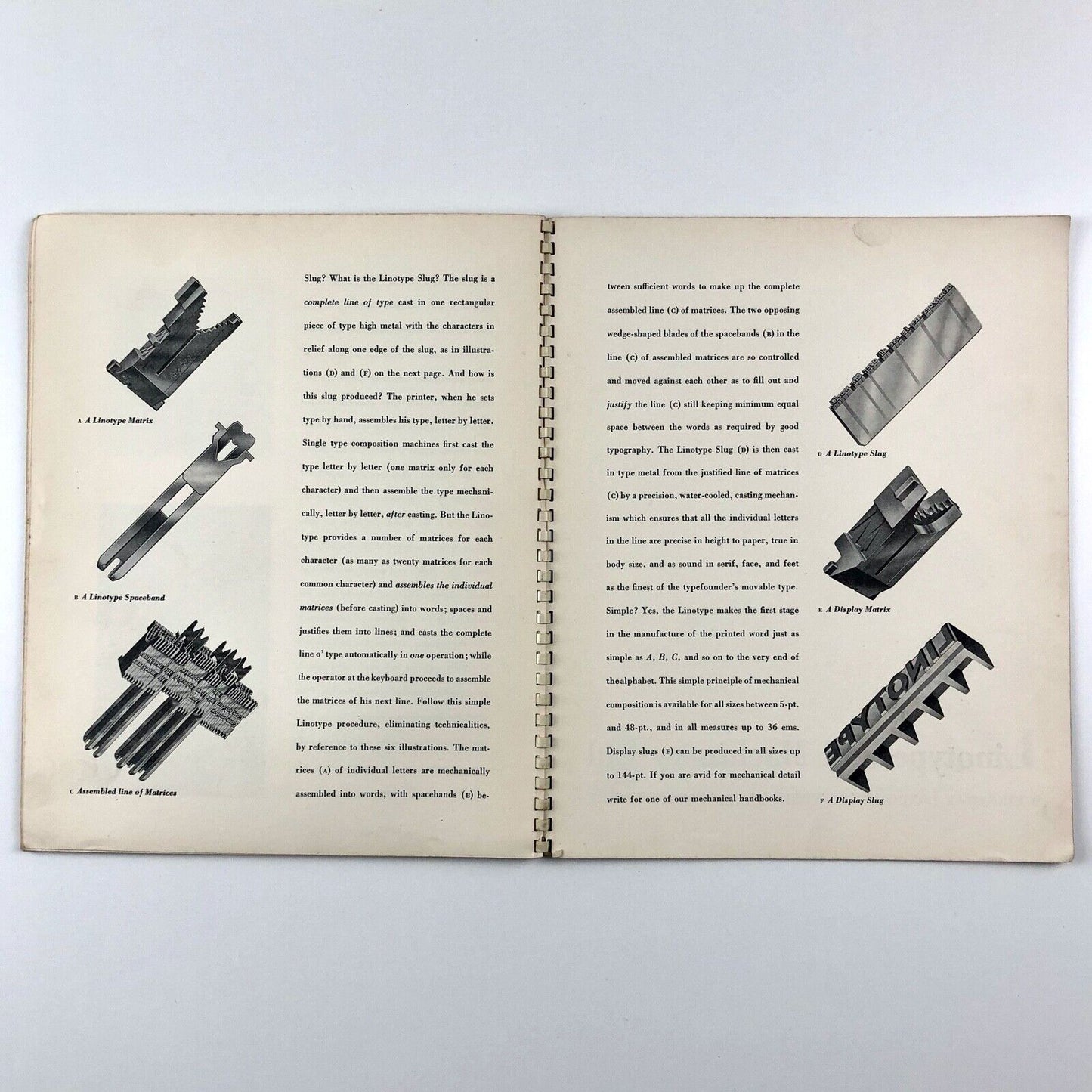 The Printed Word | Typography by Linotype type specimens | Linotype and Machinery