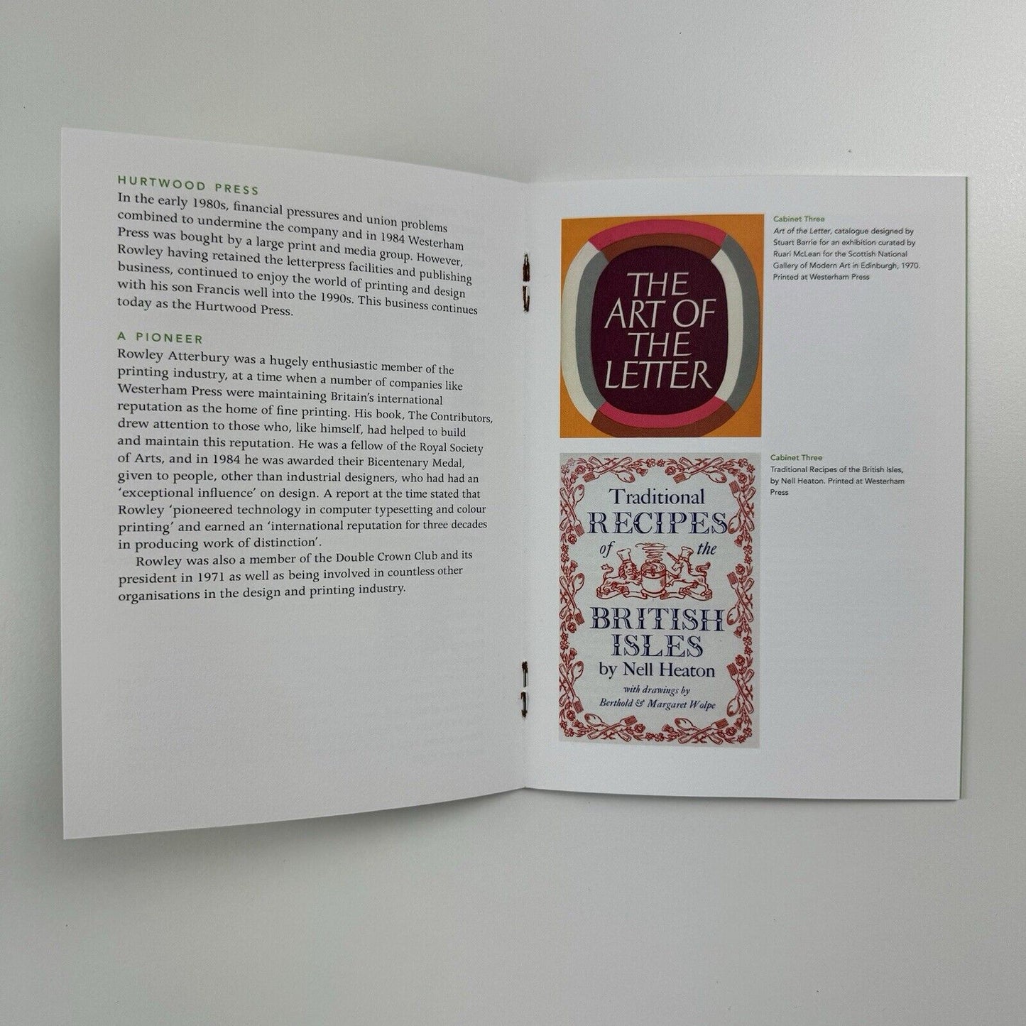 Rowley Atterbury and the Westerham Press 1920-2011 | University of Reading, 2011