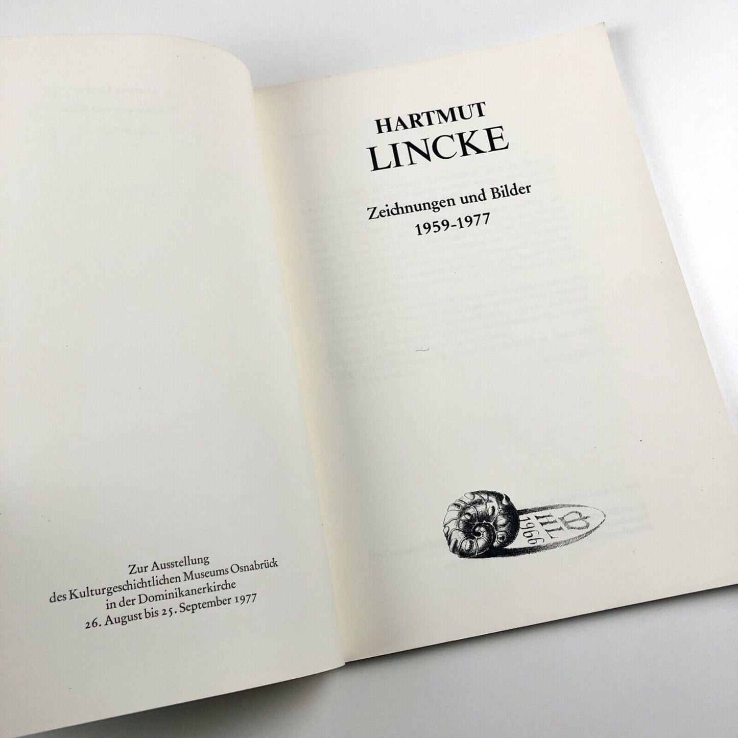Hartmut Lincke. Zeichnungen und Bilder 1959-1977 | Kulturgeschichtlichen Museums Osnabrück, 1977