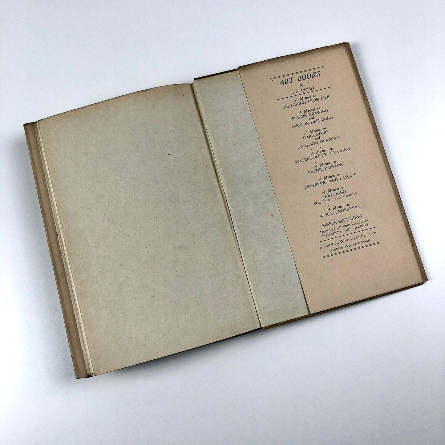 A Manual on Wood Engraving | Written & Illustrated by L. A. Doust | 1942 edition