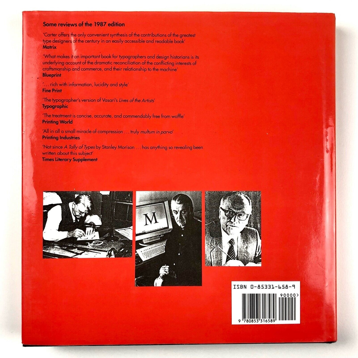 Twentieth Century Type Designers by Sebastian Carter | Lund Humphries, 1995