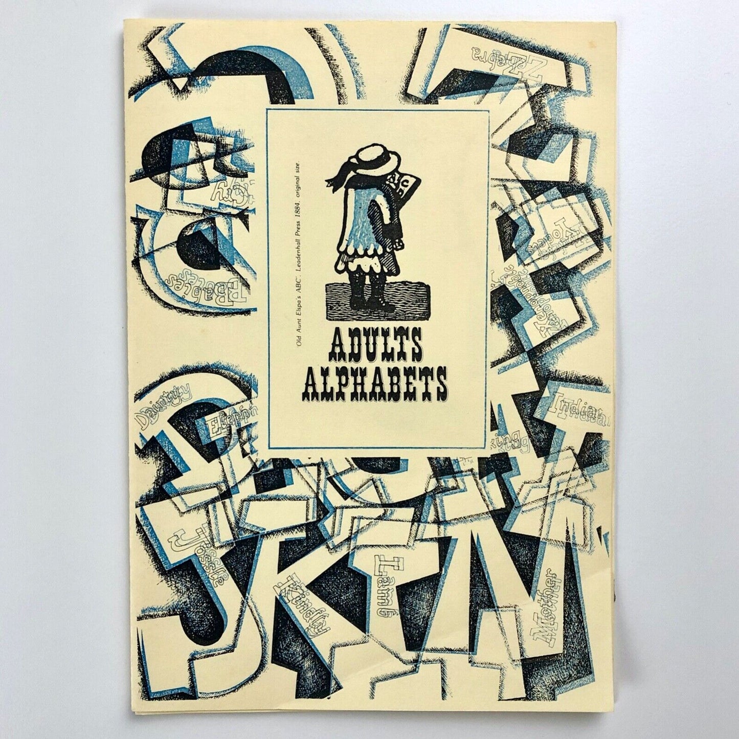 David Blamire's Adults' Alphabets | Hanborough Parrot Press | Prospectus leaflet, 1990
