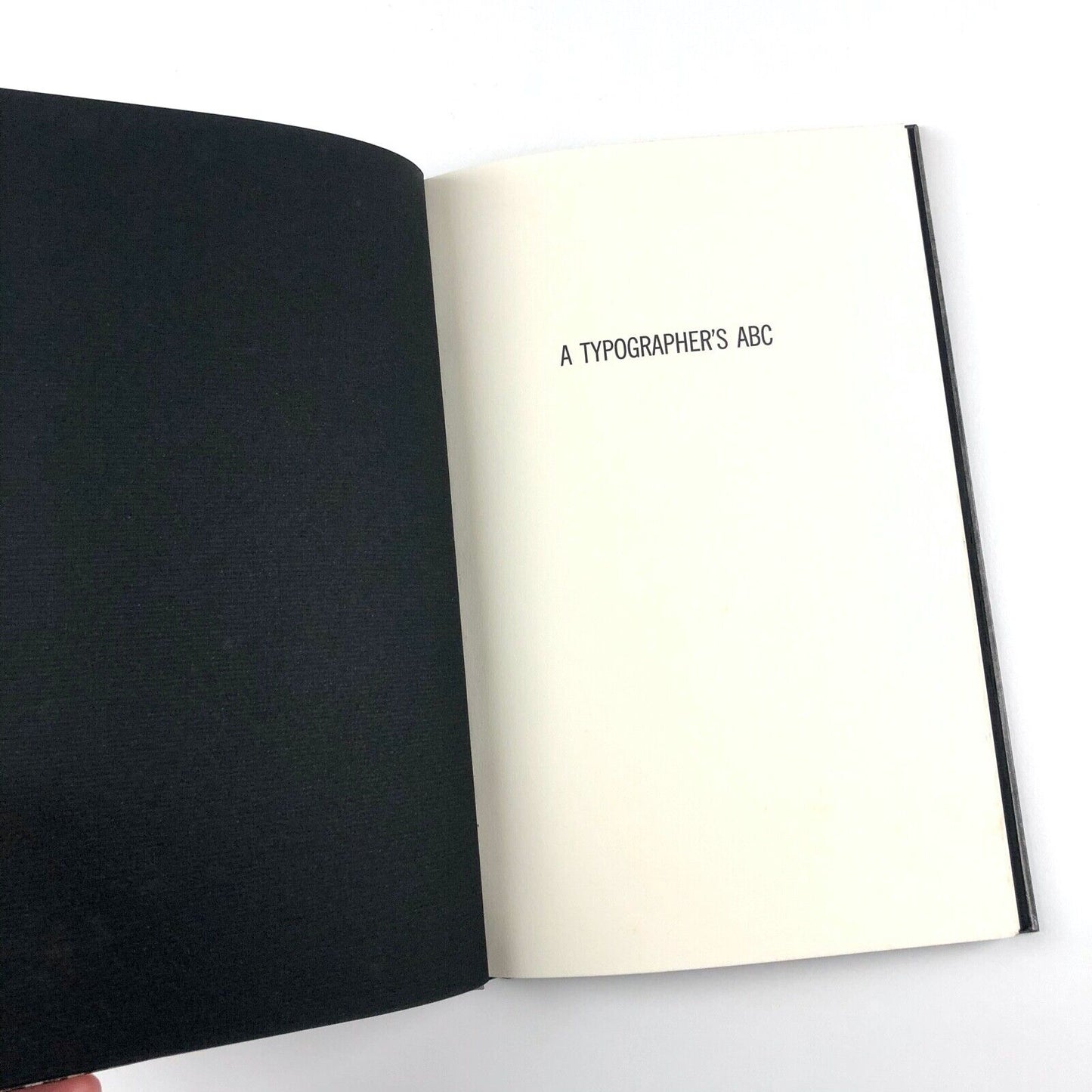A Typographer's ABC | Elsi Vasdal Ellis, 1992 | limited edition signed Eve Press