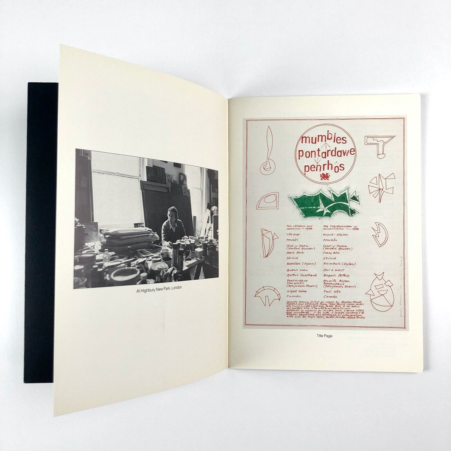 Gordon House: Welsh Portfolio | 1987 record of the etchings produced in 1984