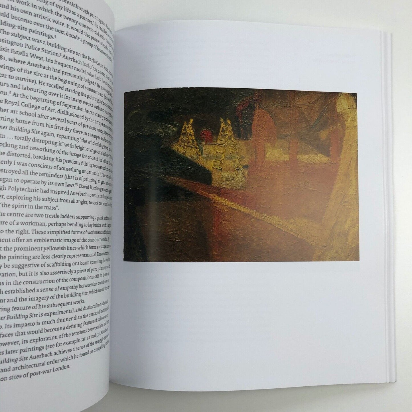 Frank Auerbach. London Building Sites 1952-62 edited by Barnaby Wright | Paul Holberton | The Courtauld, 2009