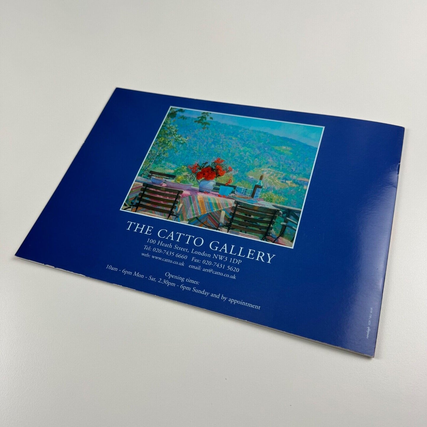 Nicholas Verrall | The Catto Gallery, London, 2007 | Includes private view invitation