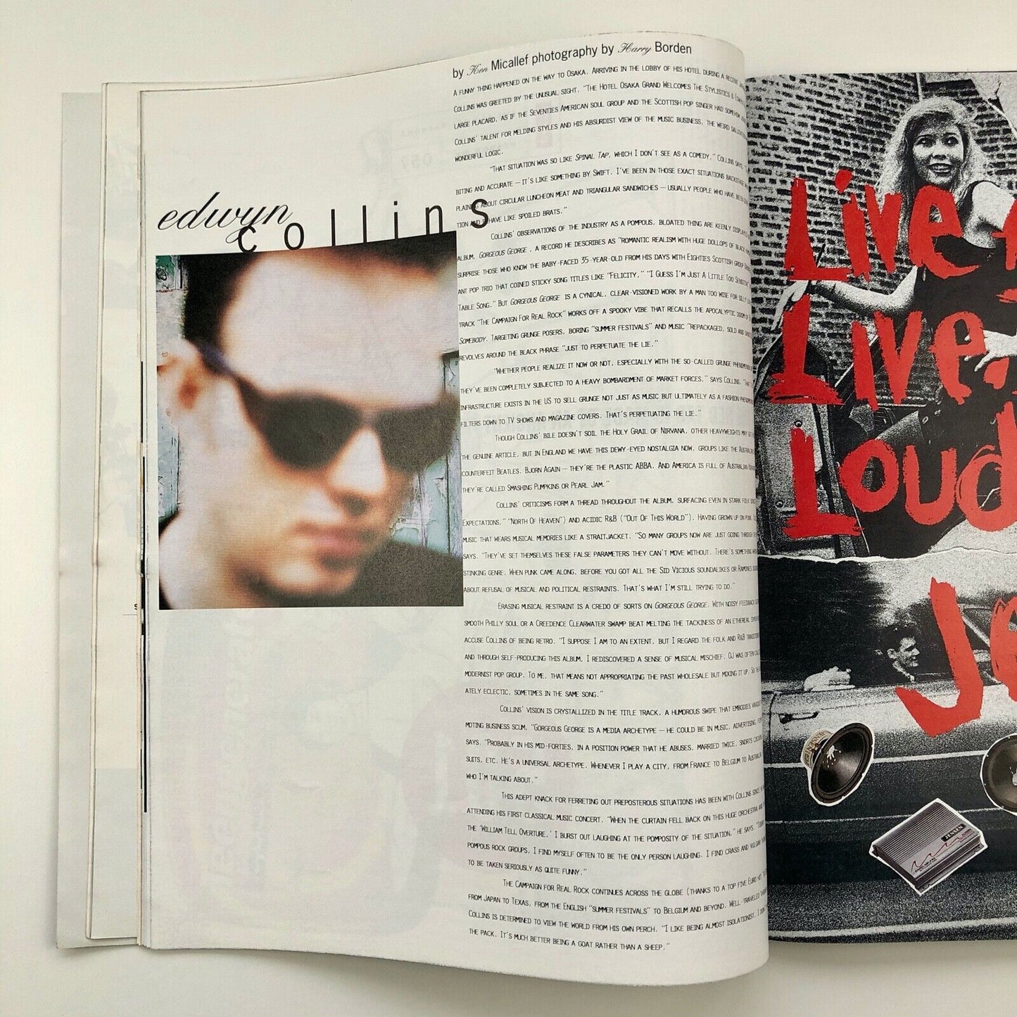 Raygun magazine | Issue 29 | Flaming Lips | Design by David Carson Sept 1995