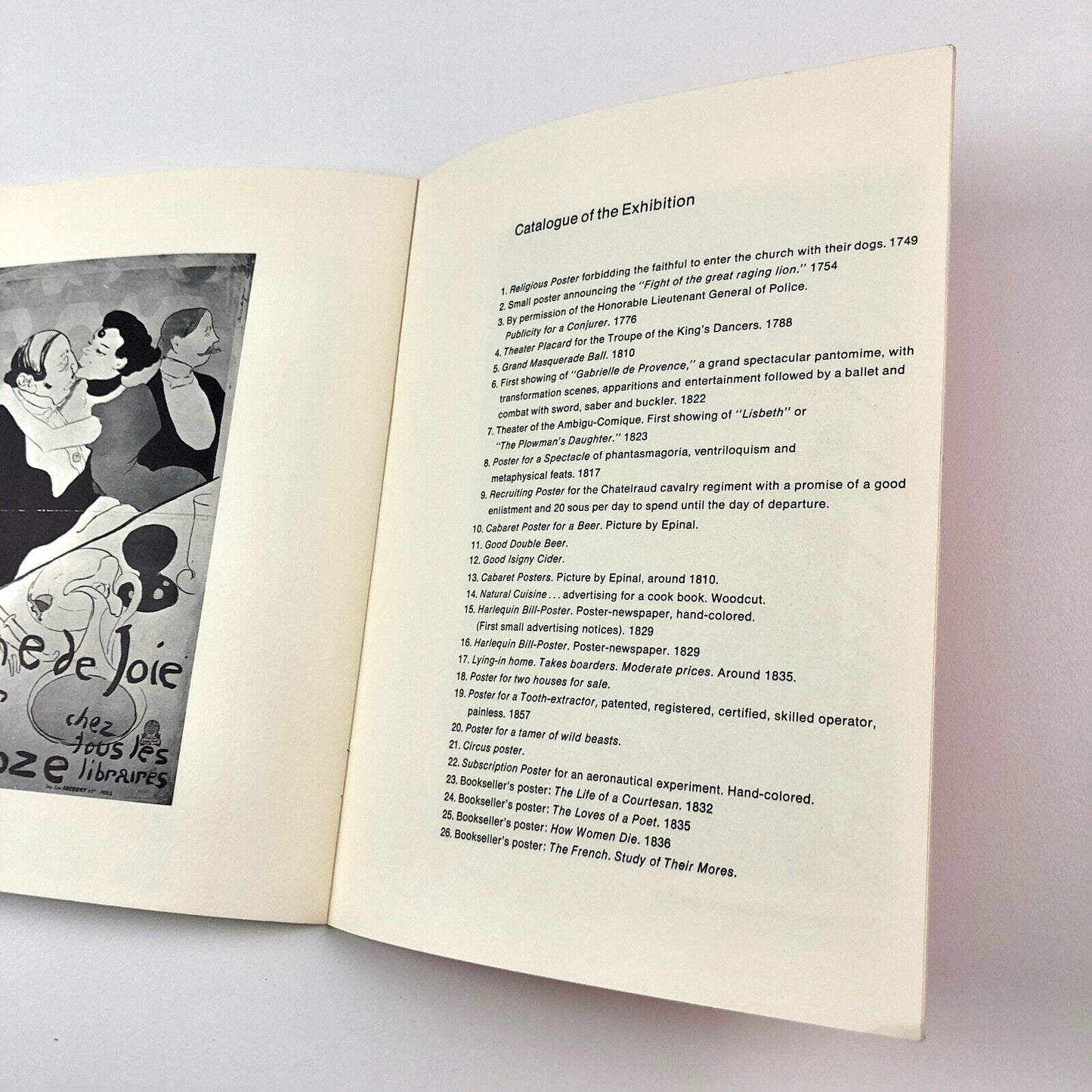 The Heritage of French Poster Art | The IBM Gallery exhibition catalogue 1966