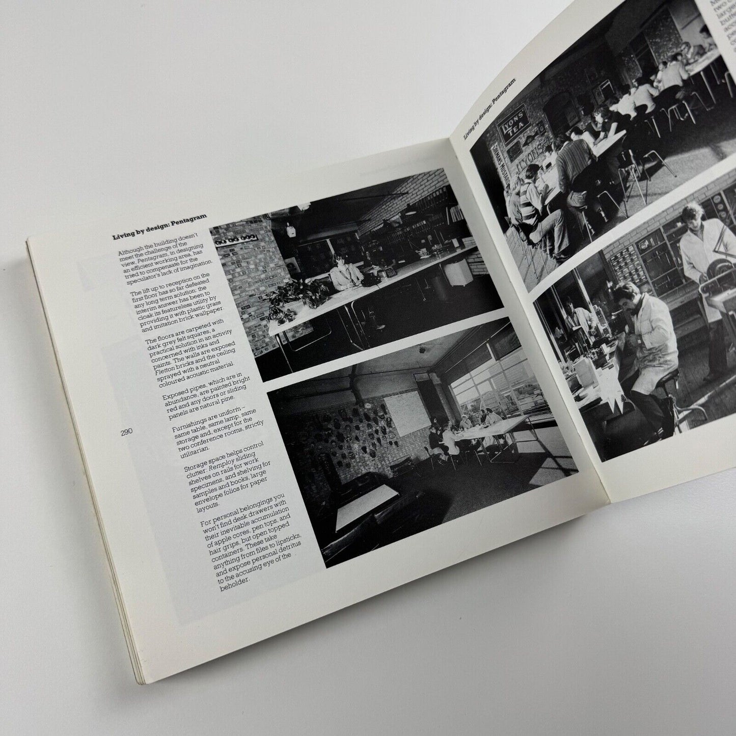 Living by Design. The partners at Pentagram. Edited by Peter Gorb | Lund Humphries/Whitney Library of Design, 1979 revised edition