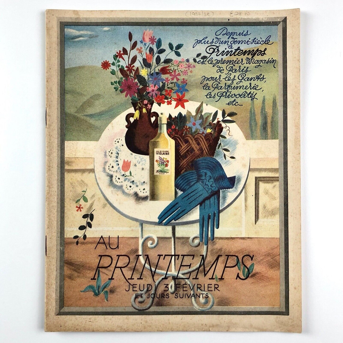 Au Printemps magazine 3 Fevrier 1937/38 | Guillaume et Huot, Paris
