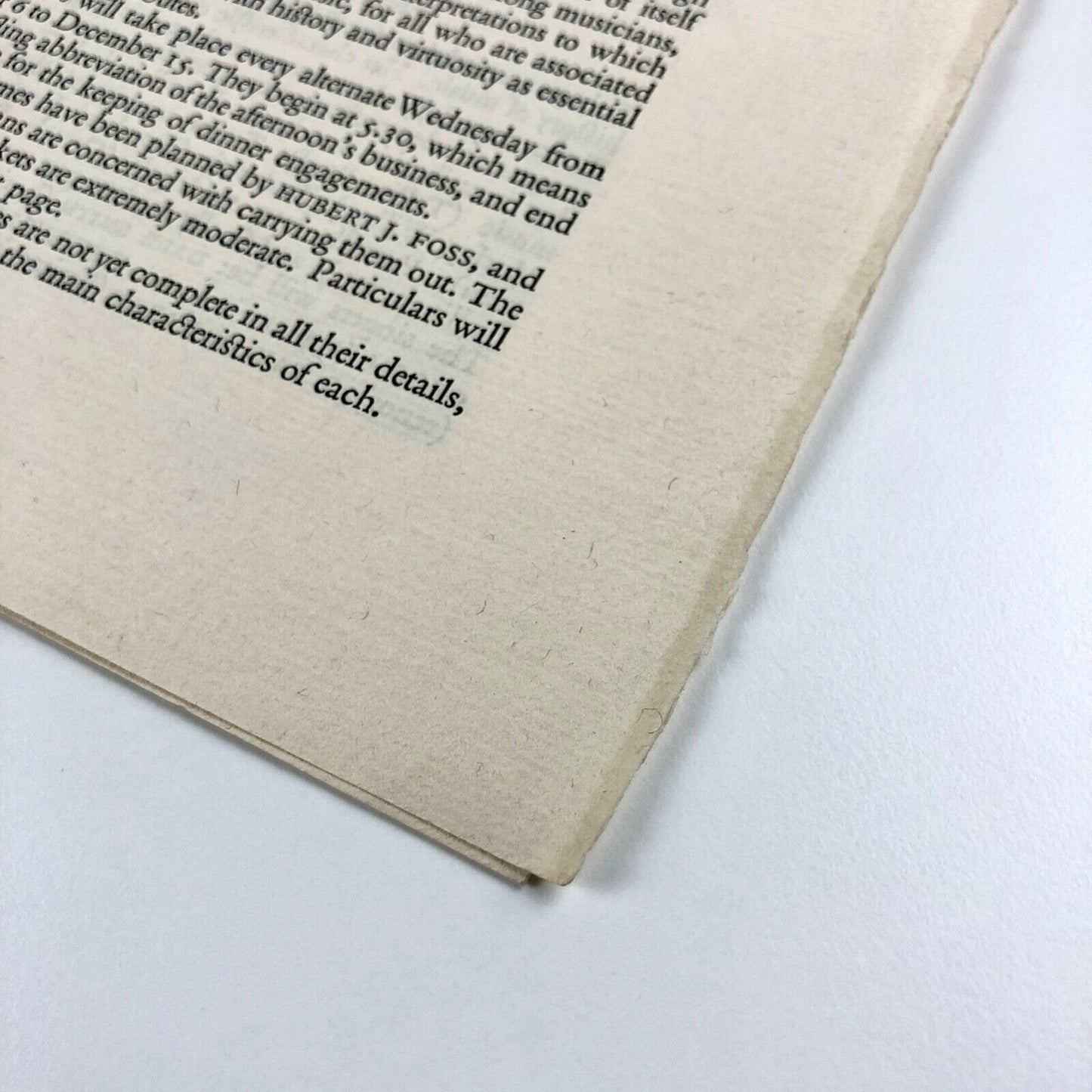 A Series of Six Period Concerts, The Nonesuch Press | Wigmore Hall | undated c.1930s