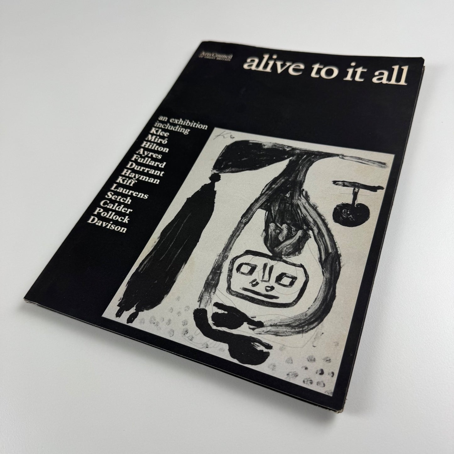 alive to it all | Arts Council folder catalogue and postcards 1983