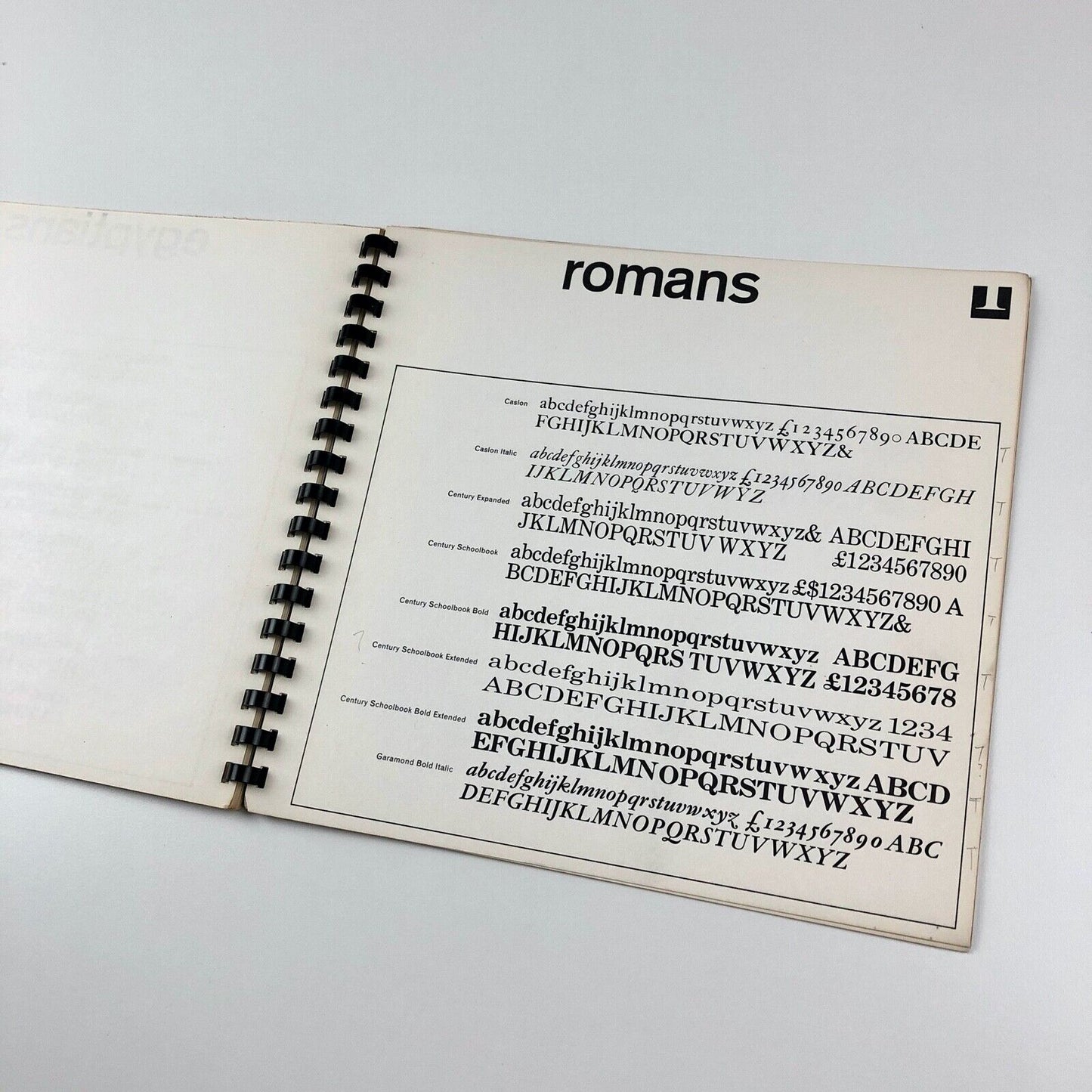 Conway Typography Limited – typefaces for photocomposition | Brochure & ephemera
