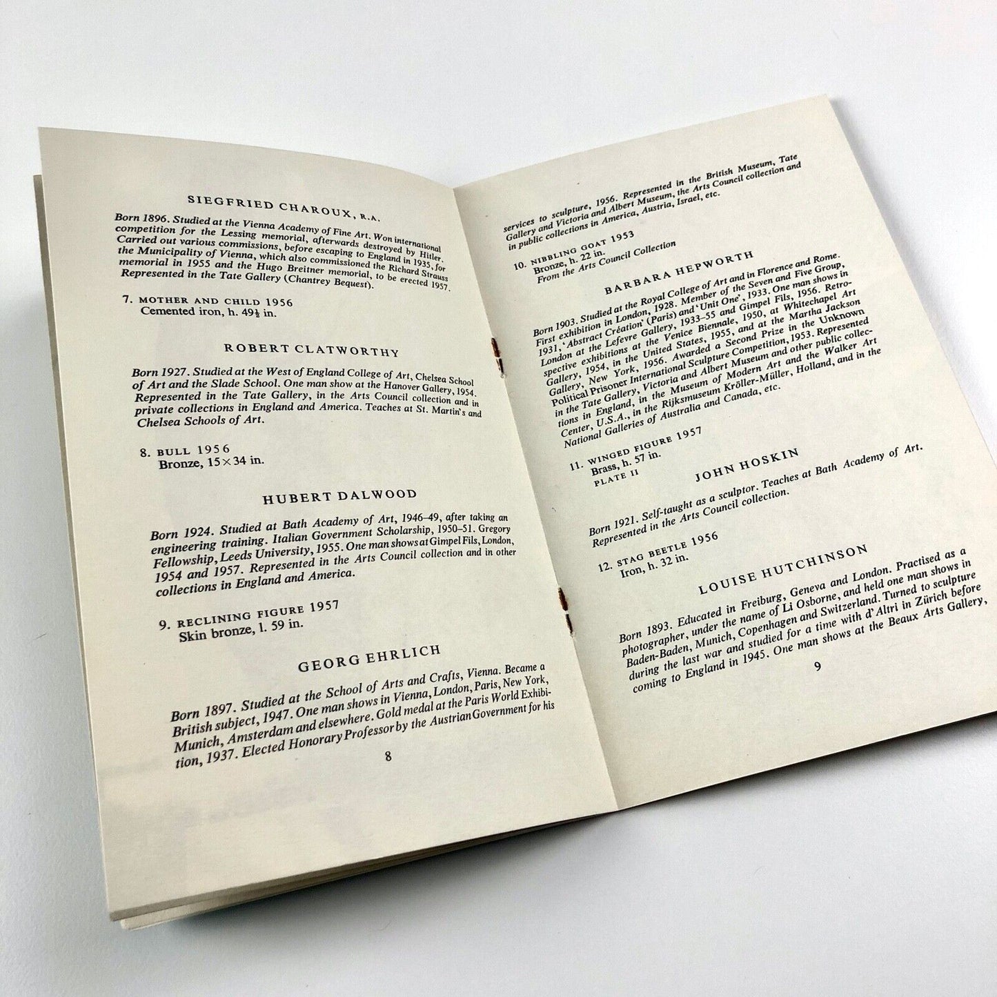 Contemporary British Sculpture | Arts Council, 1957