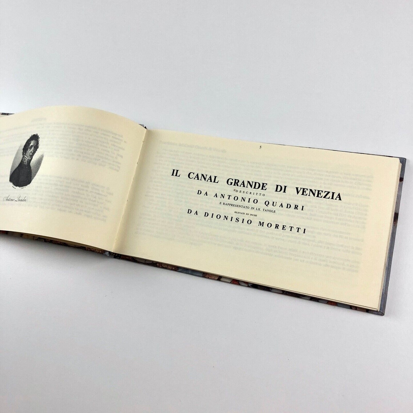 Il Canal Grande di Venezia | Antonio Quadri | Facsimile Vianello Libri | 1990 Facsimile edition