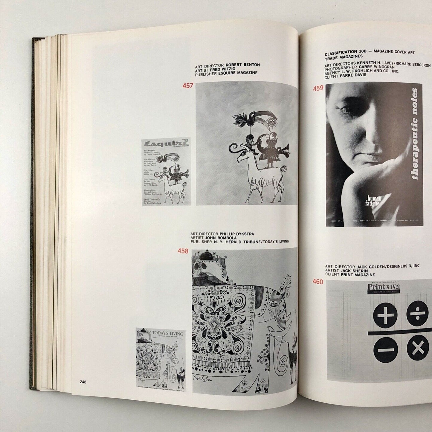 40th Annual of Advertising and Editorial Art of the Art Directors Club of New York | Edited by Robert M. Smith. Farrar, Strauss & Cudahy, New York, 1961