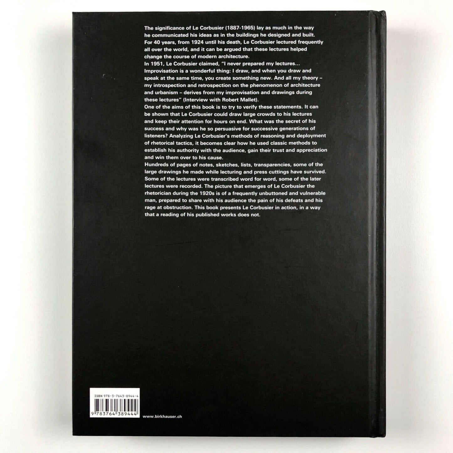 The Rhetoric of Modernism: Le Corbusier as a Lecturer | Tim Benton, 2009