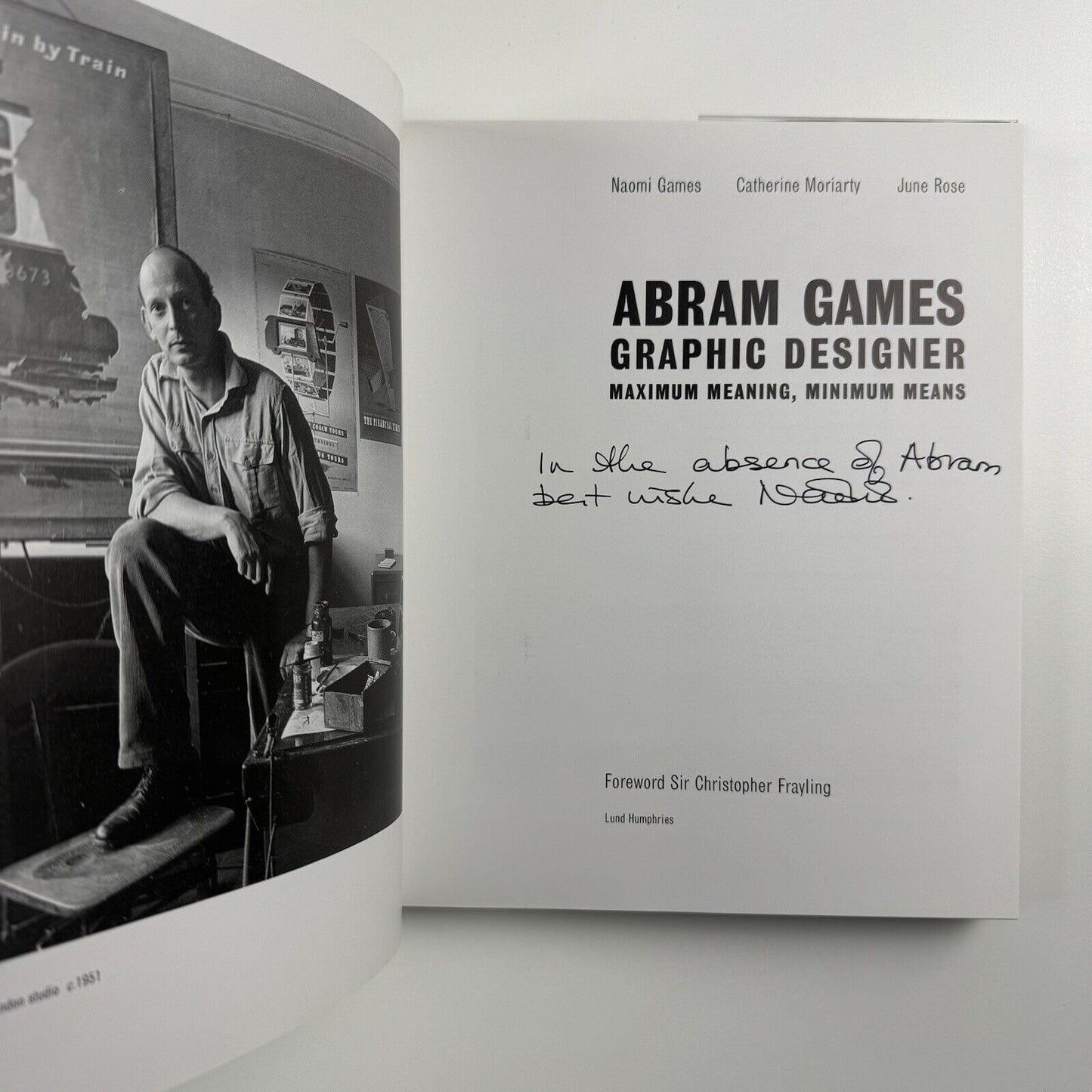Abram Games. Graphic Designer | Naomi Games and Catherine Moriarty | Lund Humphries, 2003