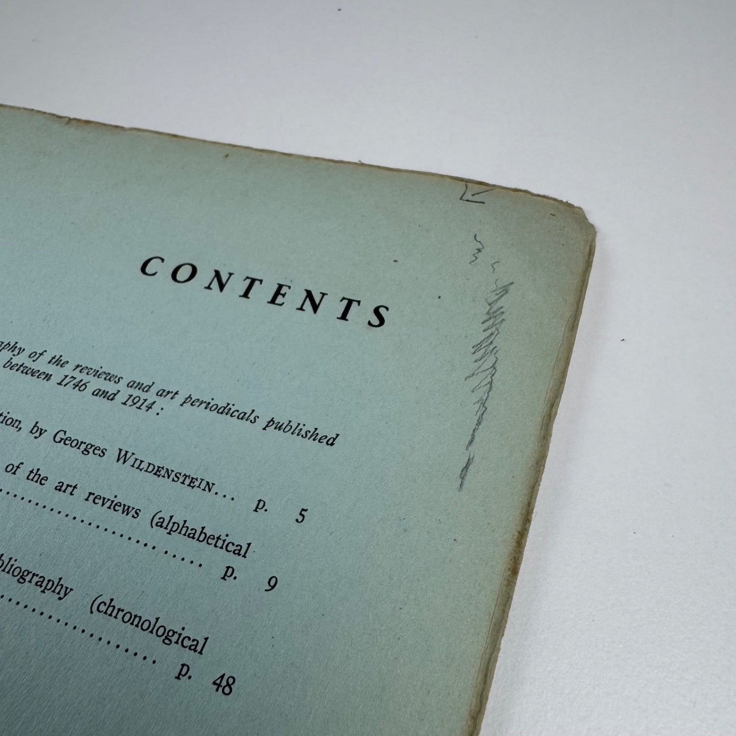 Gazette des Beaux-Arts January to March 1951. Vol 38 Georges Wildenstein
