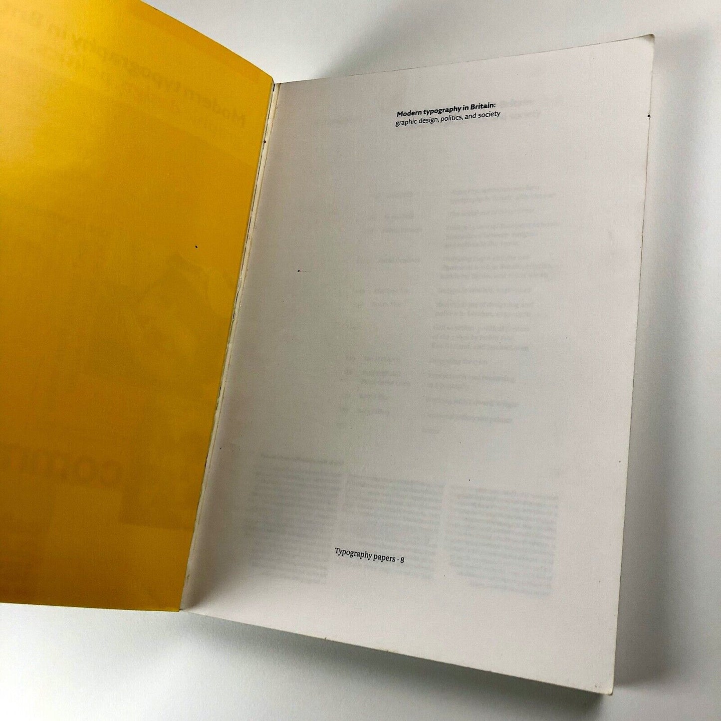 Typography Papers 8: Modern Typography in Britain | University of Reading, 2009