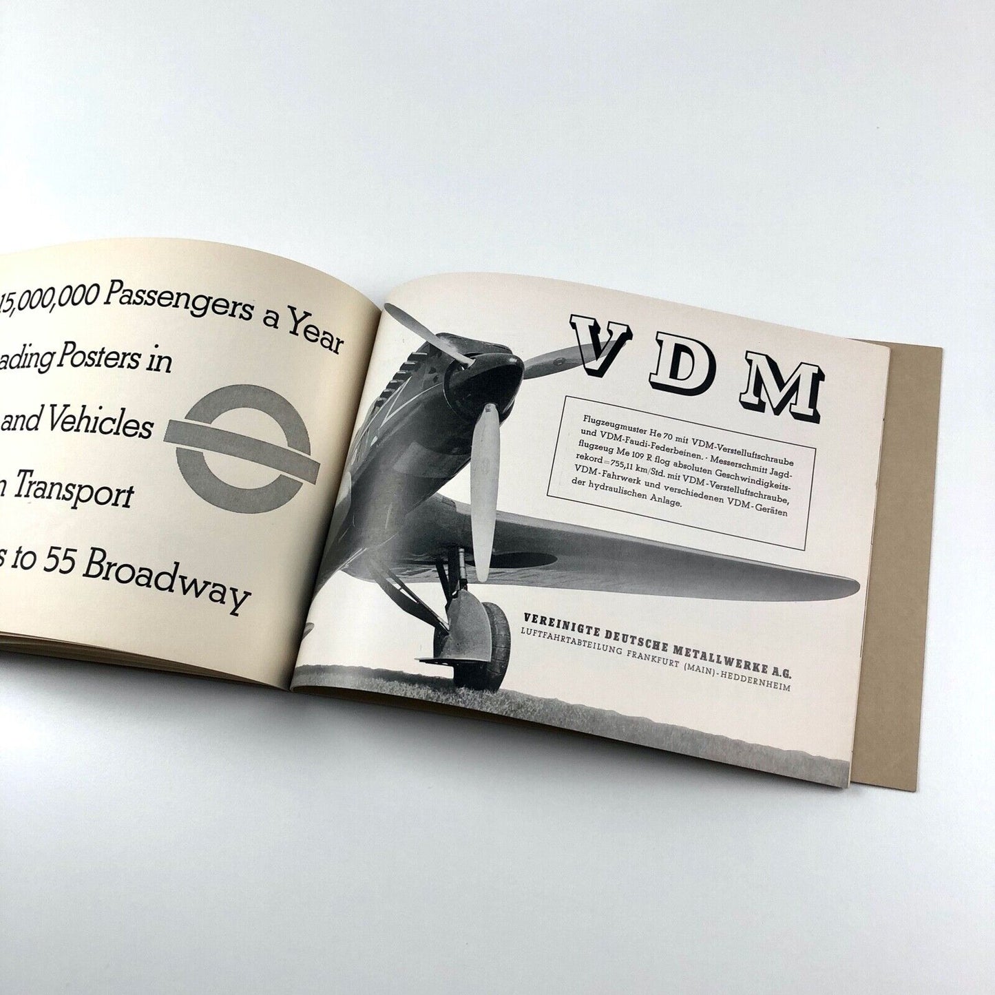 Beton type specimen brochure | Bauersche (Bauer) Giesserei, Frankfurt Am Main