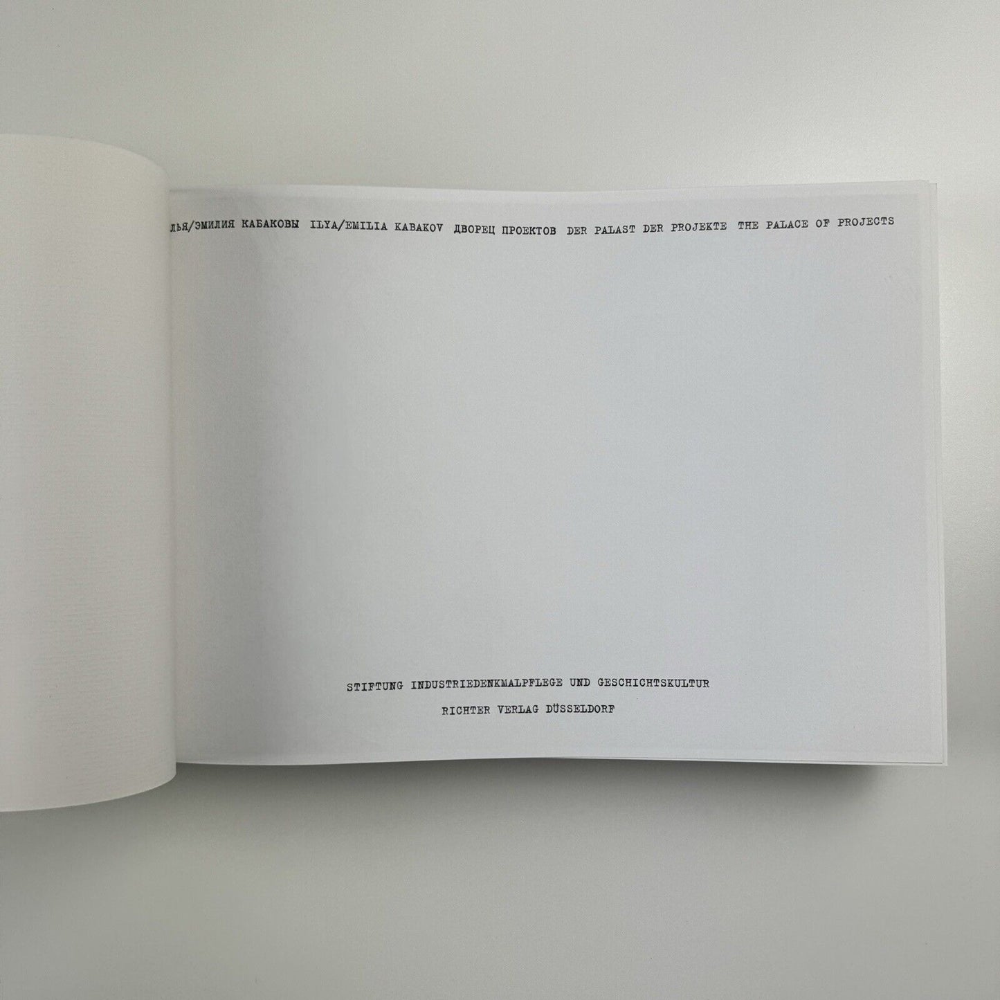 The Palace of Projects of Ilya / Emilia Kabakov, 2001