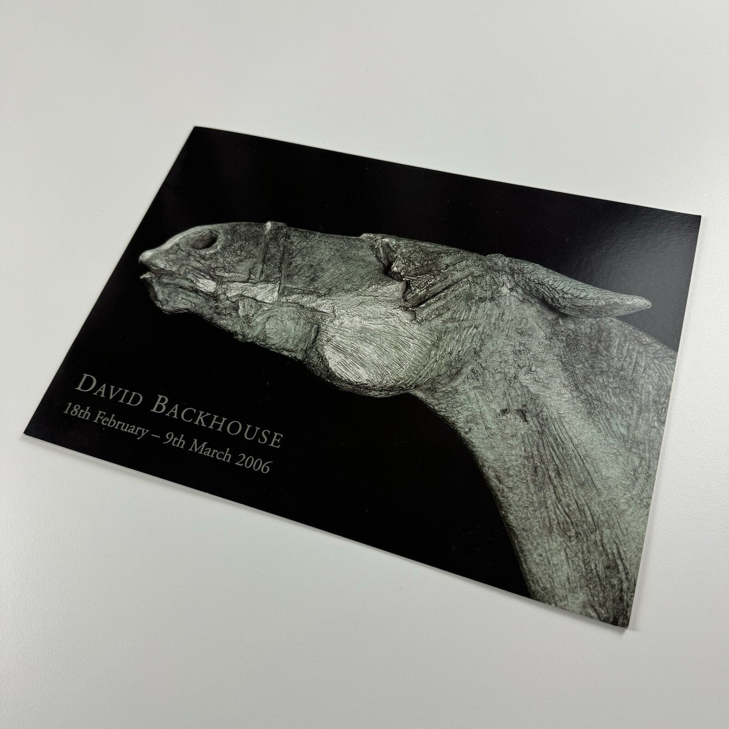David Backhouse sculpture | The Catto Gallery catalogue booklet, 2006