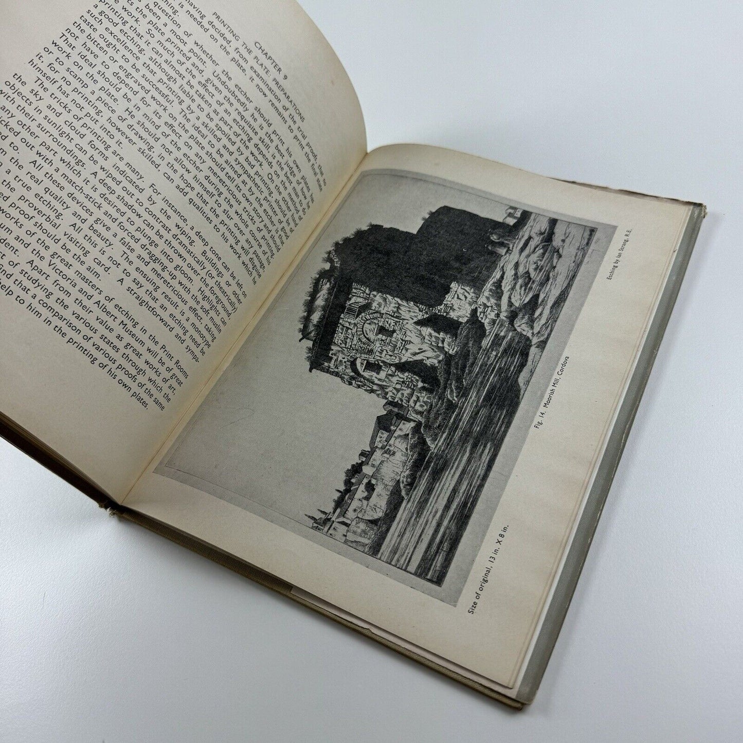 Etching by Ian Strang | The Student’s Art Books. Pitman, 1946 | Mercers' School