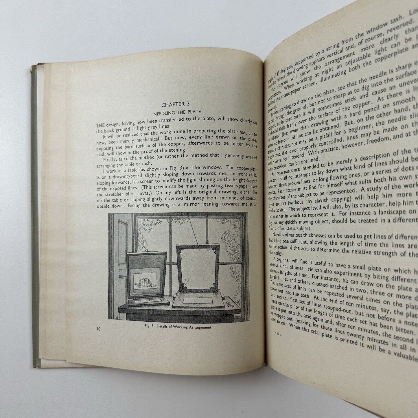 Etching by Ian Strang | The Student’s Art Books. Pitman, 1946 | Mercers' School