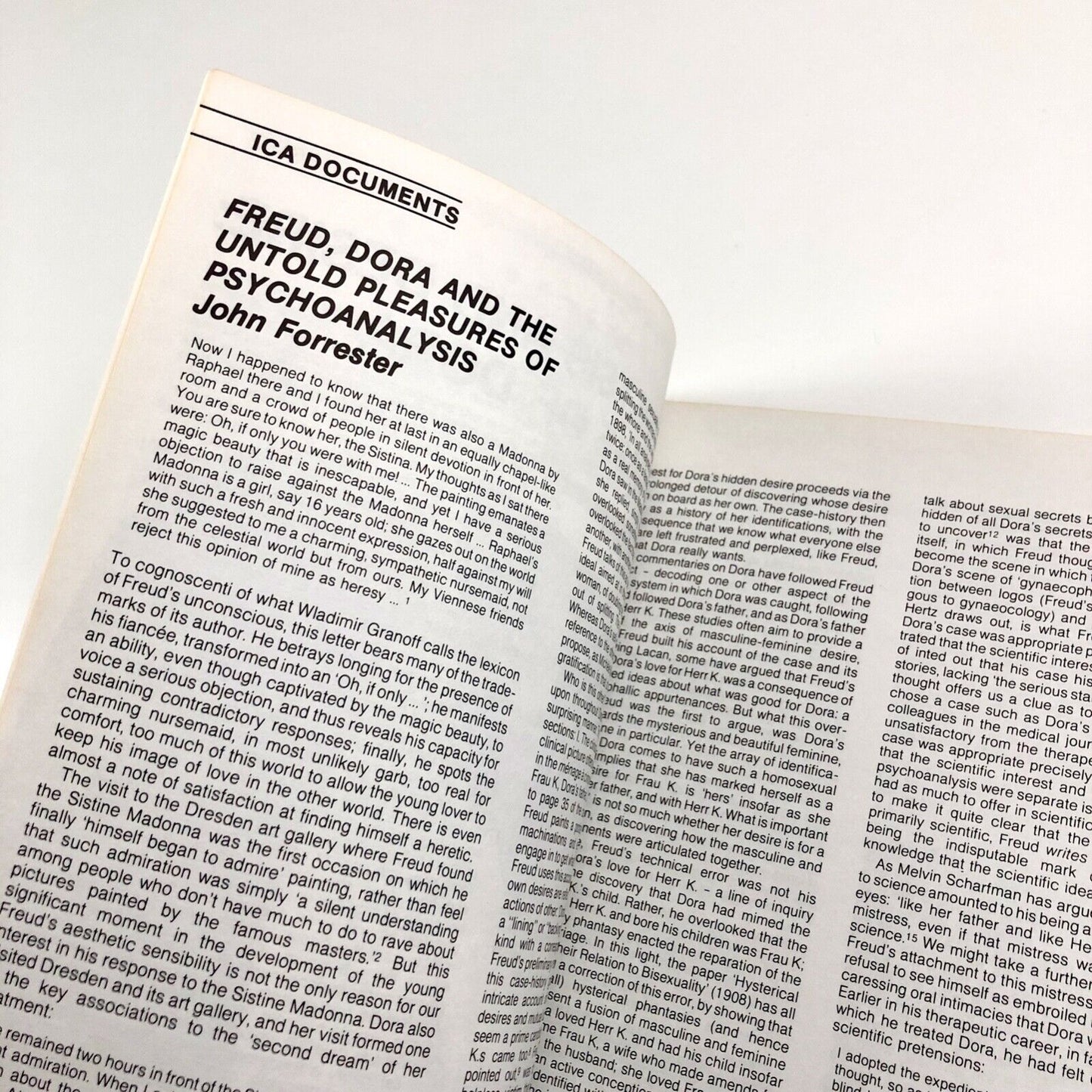 ICA Documents 1. Desire | edited by Lisa Appignanesi 1984 Institute of Contemporary Arts ICA