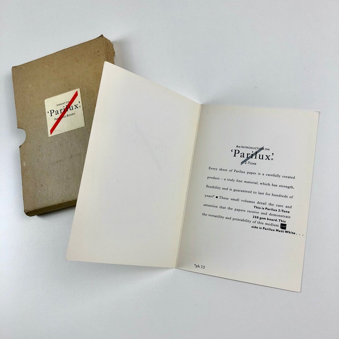 Trade sample pack for Parilux Board and Paper | Andrew Davidson, David Hughes | Pocknell & Co Design Studio
