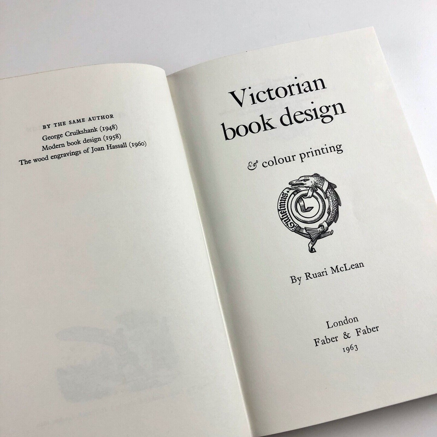 Victorian Book Design & Colour Printing by Ruari McLean | Faber & Faber, 1963
