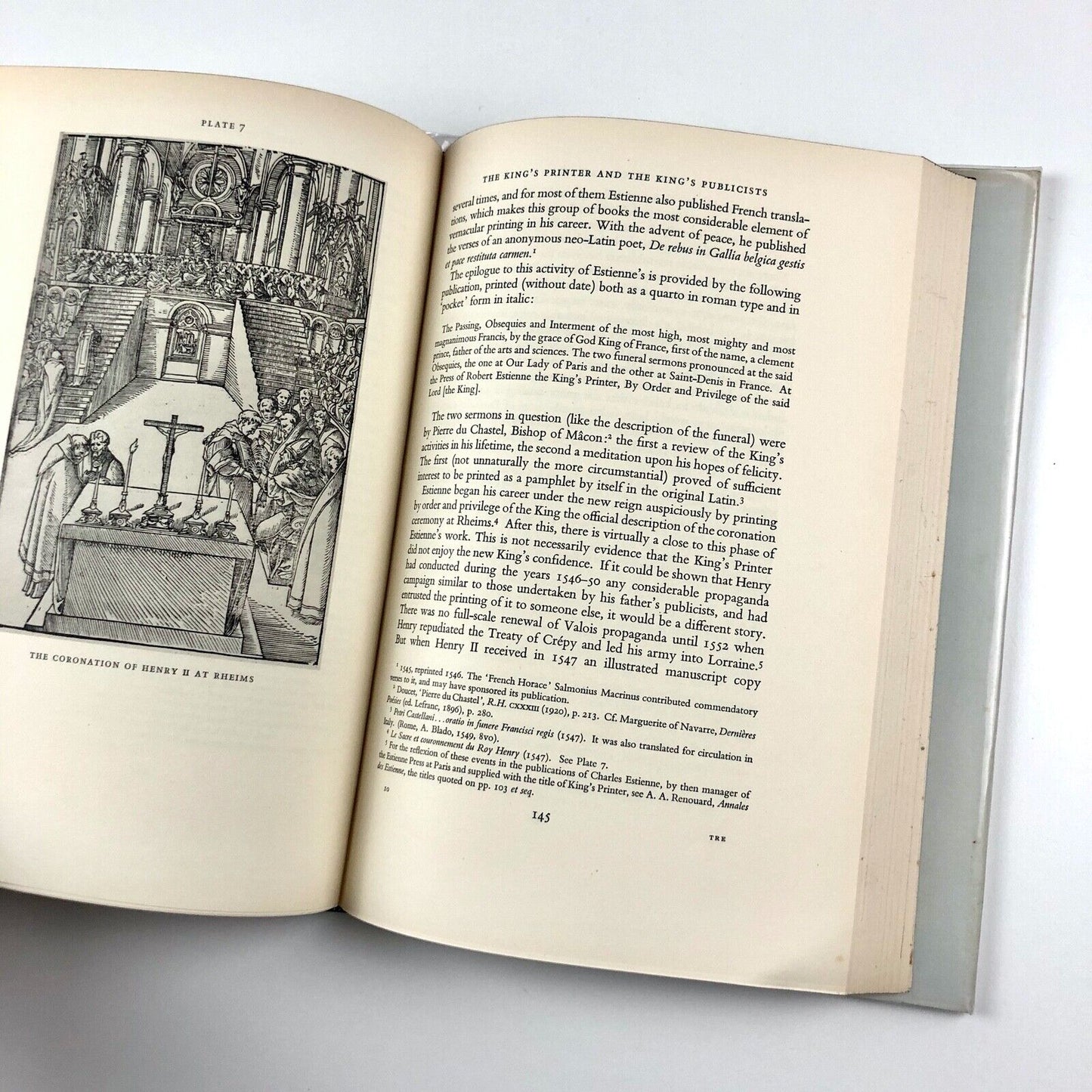 Robert Estienne, Royal Printer. An Historical Study by Elizabeth Armstrong | Cambridge University Press, 1954 - bookplate 'From the Library of the University Printer'