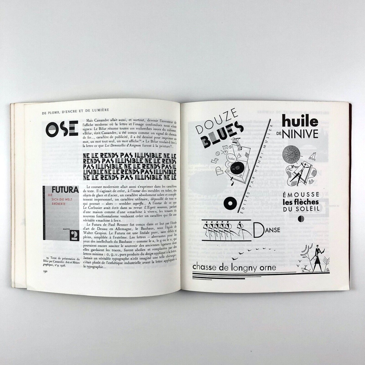De plomb, d’encre et de lumière | L’esprit des lettres par Remy Peignot. En souvenir d’Albert Gilou | 1982