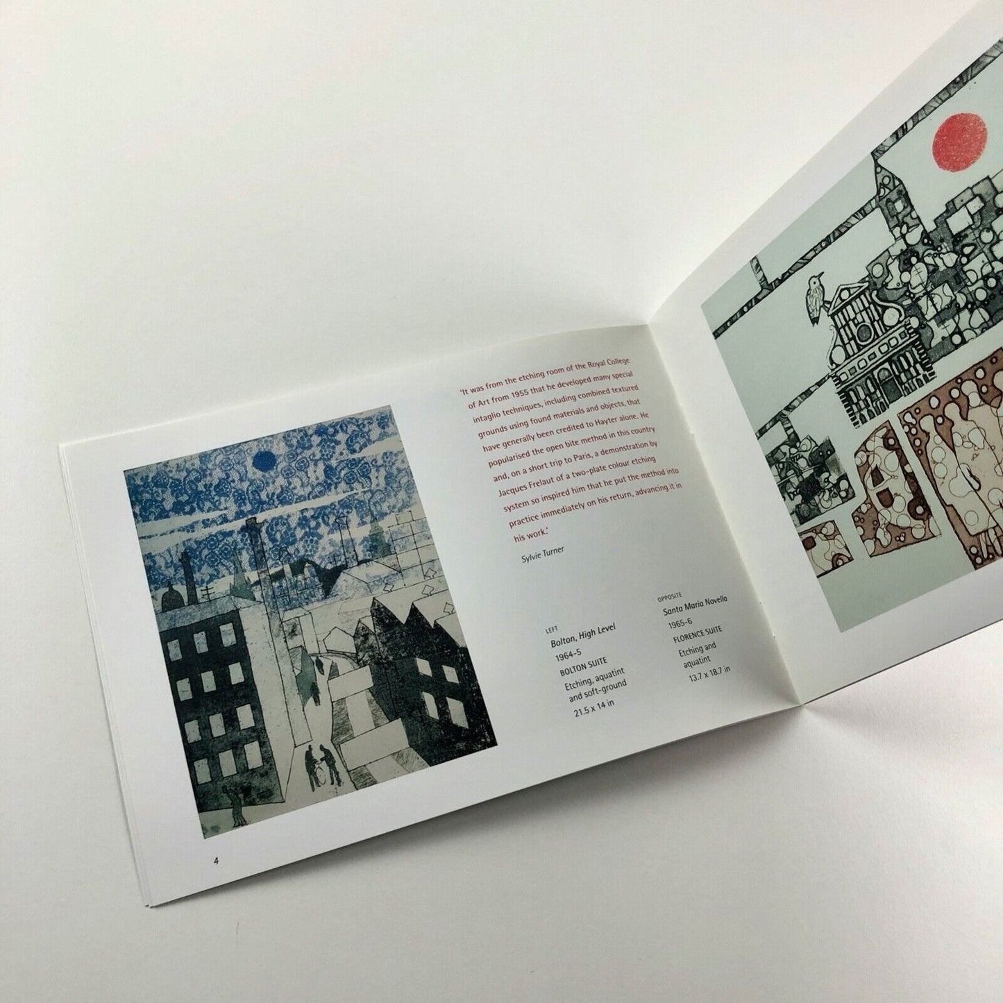 Small catalogue and private view invitation for Julian Trevelyan. Etchings | Bohun Gallery 2014
