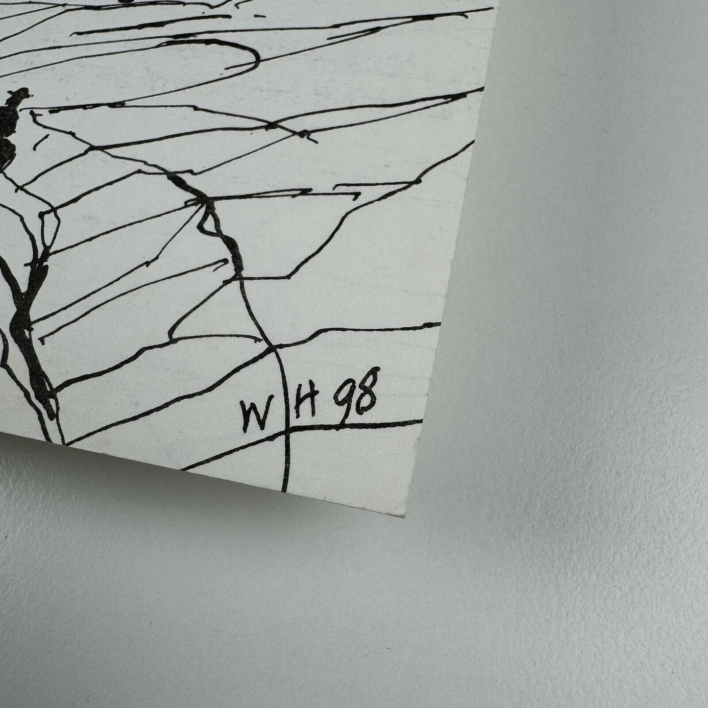 Private view invite the launch of To Sicily with Edward Bawden | Fry Art Gallery, 1998