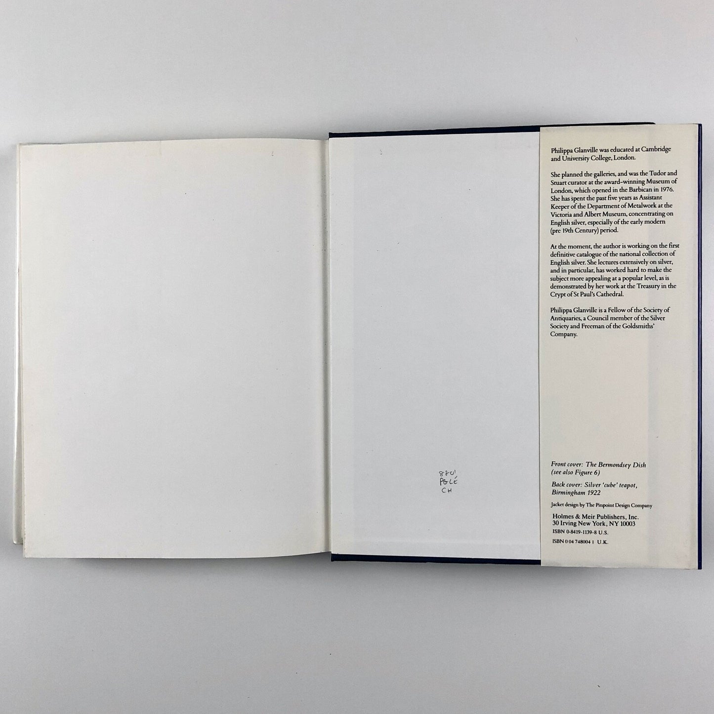 Silver in England by Philippa Glanville | Unwin Hyman, 1987