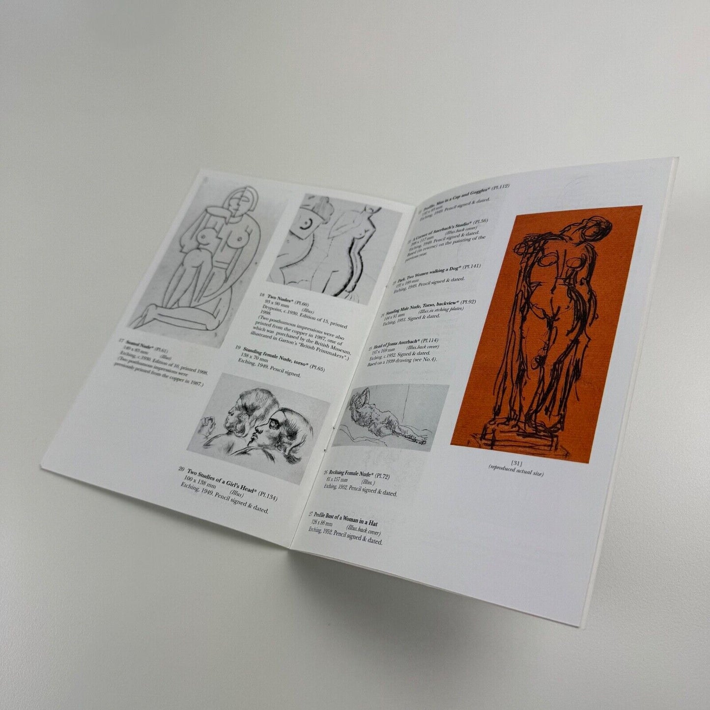 Arnold Auerbach 1898-1978. A Centenary Tribute to a Sculptor’s Graphic Art text by Elizabeth Harvey-Lee | The London Original Print Fair and The Royal Academy, 1998